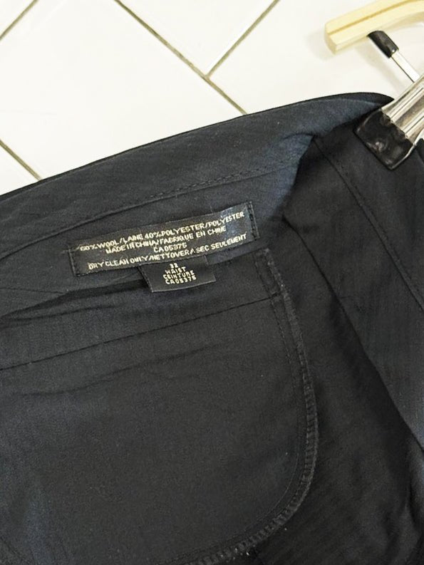 vintage 80s the traveller suit wool - blend pinstripe trousers - good market thrift store