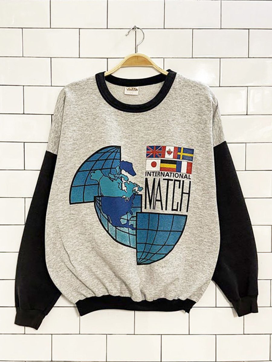 vintage 80s TKO international match graphic sweatshirt - good market thrift store