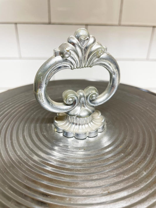 vintage 80s velvet ice bucket - good market thrift store
