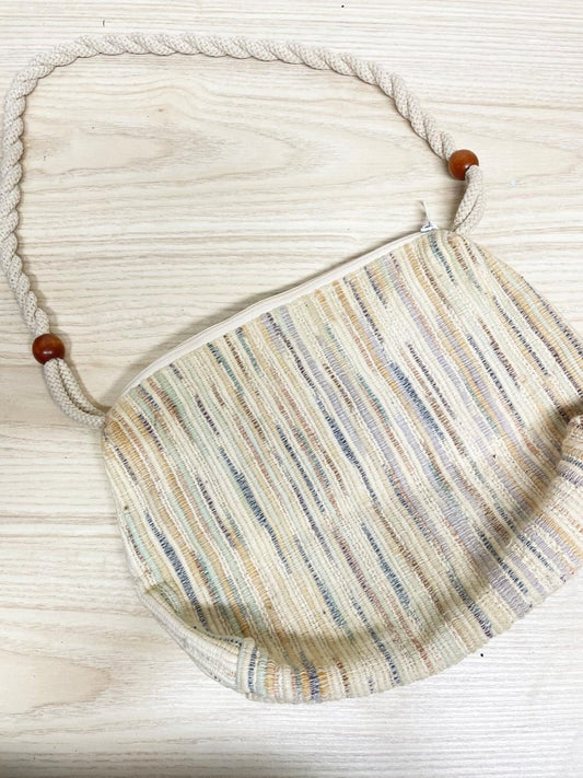 vintage 80s woven shoulder bag | scovex - good market thrift store