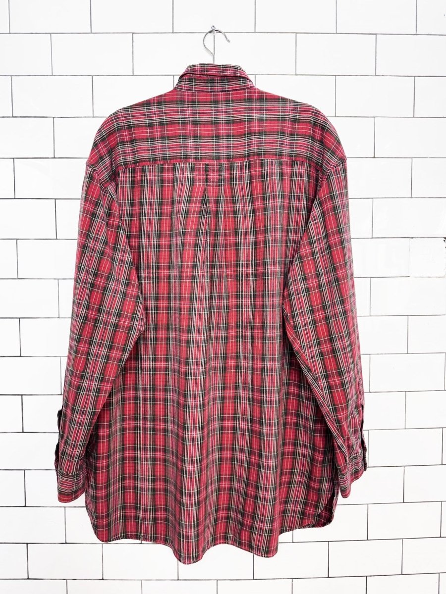 vintage 90s abercrombie flannel shirt - good market thrift store