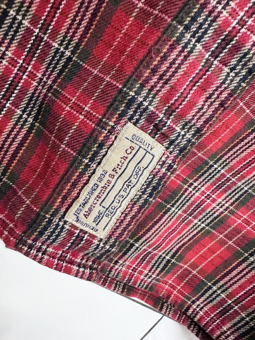 vintage 90s abercrombie flannel shirt - good market thrift store