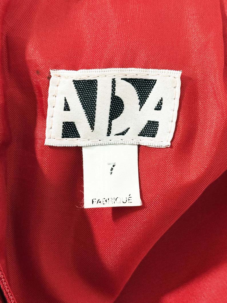 vintage 90s ada soft leather mini skirt - good market thrift store