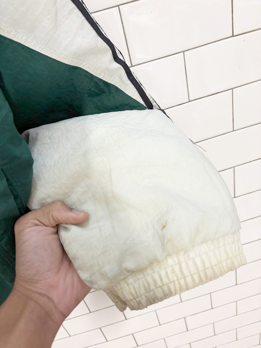 vintage 90s adidas originals hooded puffer coat - good market thrift store