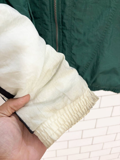 vintage 90s adidas originals hooded puffer coat - good market thrift store