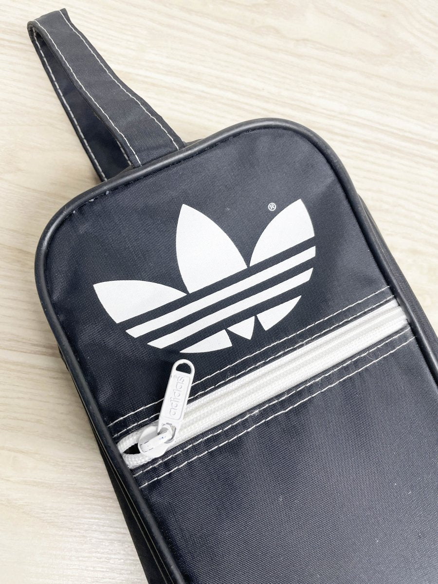 vintage 90s adidas shoe bag | toiletries bag - good market thrift store