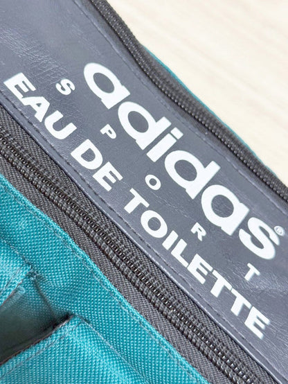 vintage 90s adidas sport eau de toilette toiletry bag - good market thrift store
