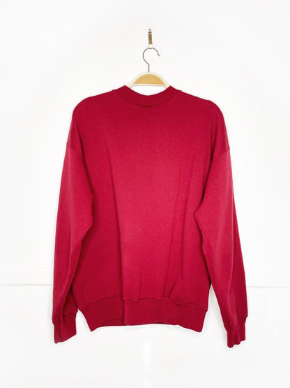 vintage 90s alaska polar bear fair isle sweatshirt | hanes - good market thrift store