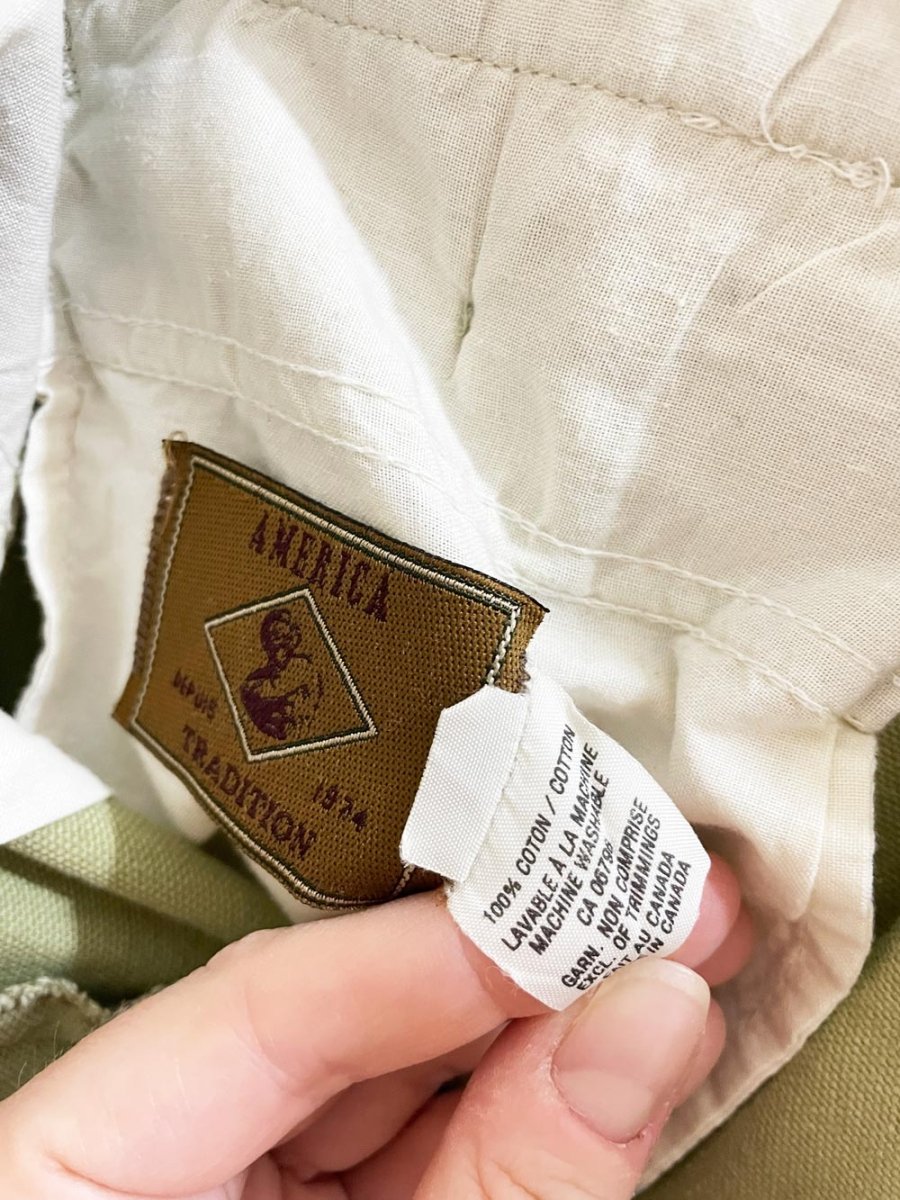 vintage 90s america tradition pleated cotton summer pant - good market thrift store