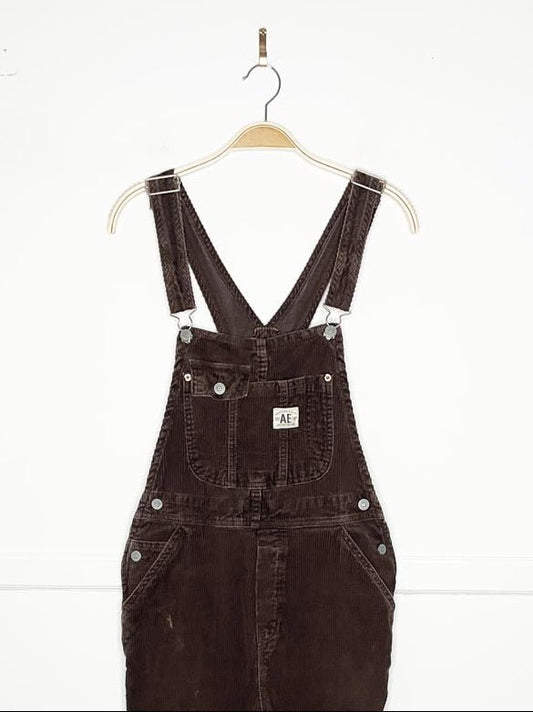 vintage 90s american eagle chunky cord overalls - good market thrift store