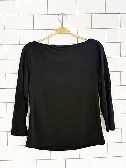 vintage 90s ann taylor silky cowl neck top - good market thrift store