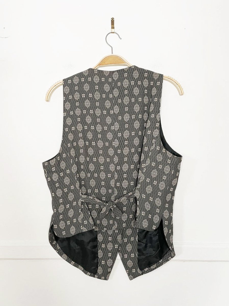 vintage 90s anne klein II tailored medallion vest top - good market thrift store
