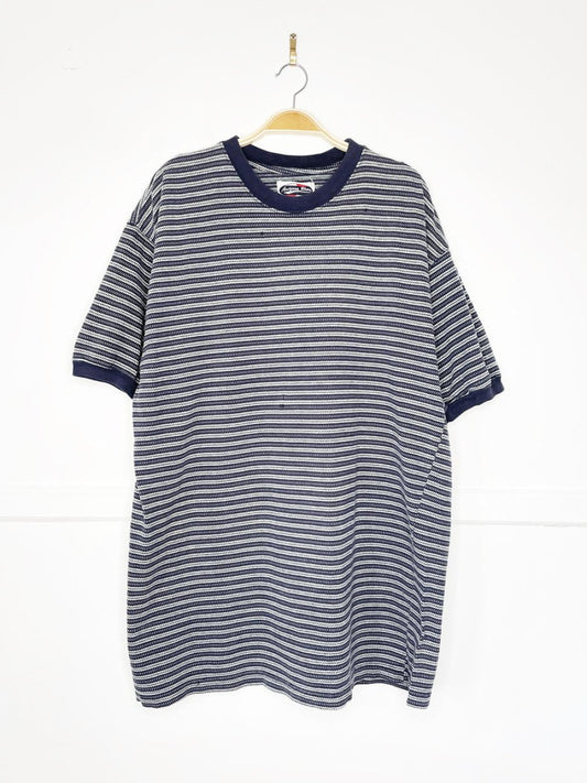 vintage 90s arizona blues oversized ringer tee shirt mini dress - good market thrift store