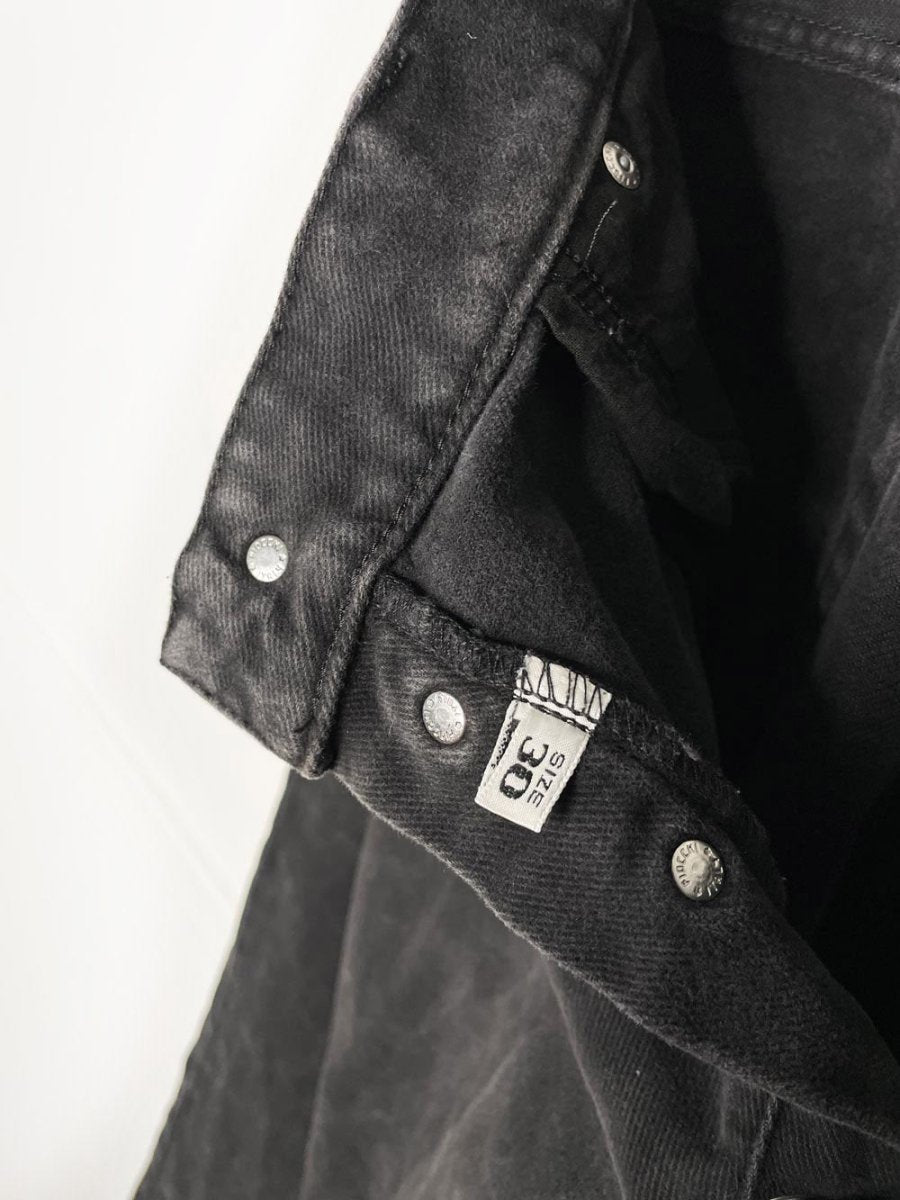 vintage 90s armani soft - brushed relaxed fit jeans - good market thrift store