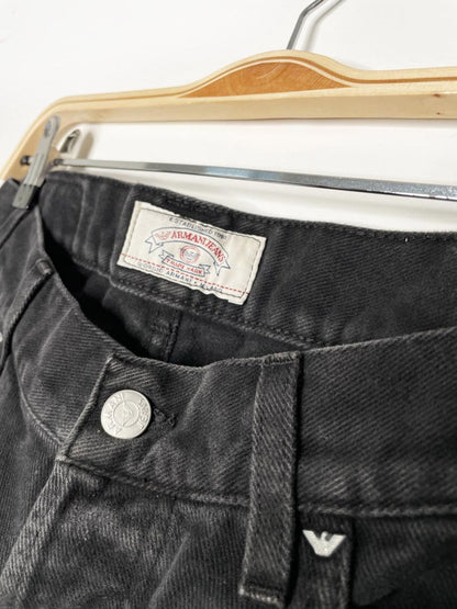 vintage 90s armani soft - brushed relaxed fit jeans - good market thrift store