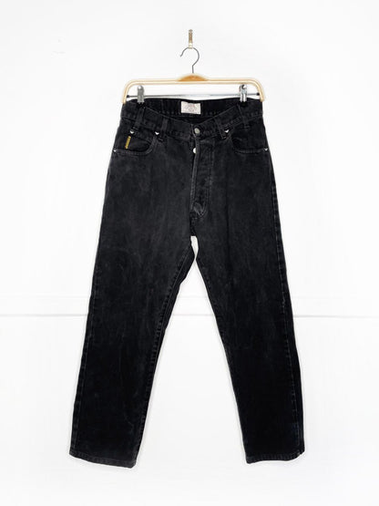 vintage 90s armani soft - brushed relaxed fit jeans - good market thrift store