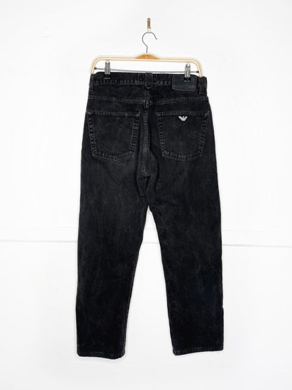 vintage 90s armani soft - brushed relaxed fit jeans - good market thrift store