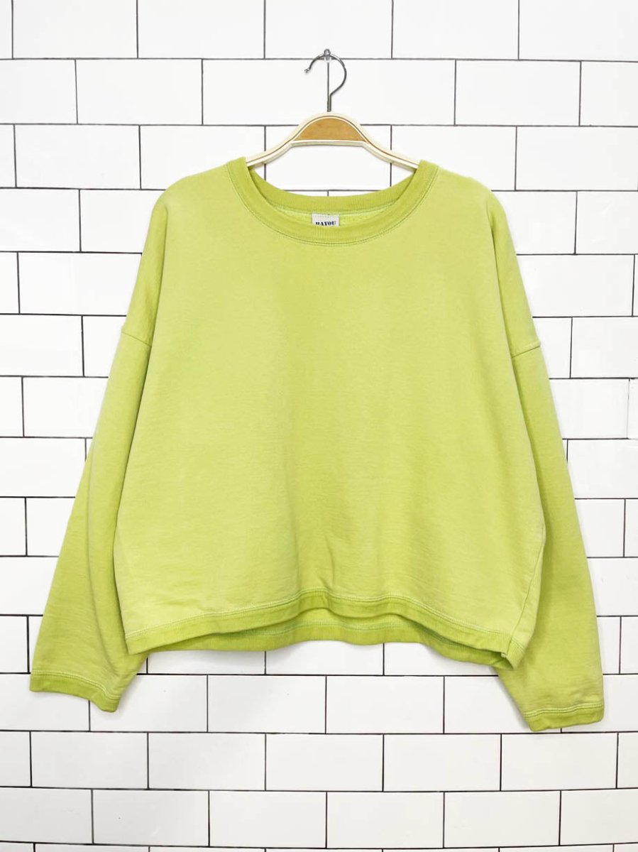 vintage 90s bayou wear boxy cotton sweatshirt - good market thrift store