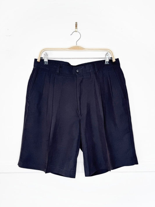 vintage 90s berle tailored pleated trouser shorts | made in USA - good market thrift store