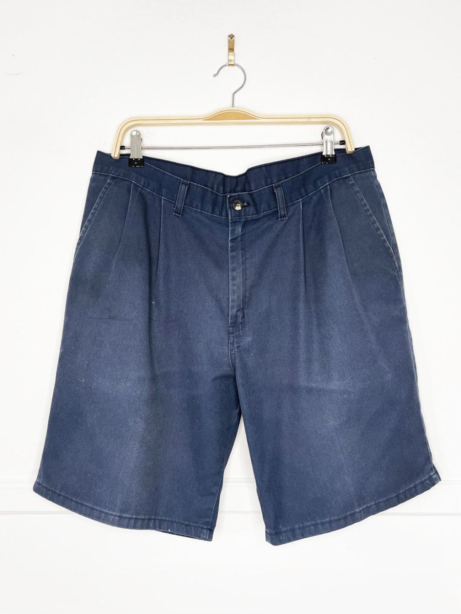 vintage 90s big bill pleated workwear short | made in Canada - good market thrift store