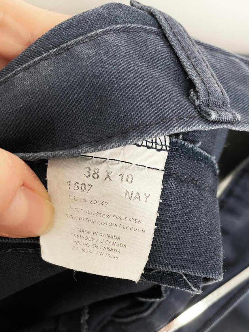 vintage 90s big bill pleated workwear short | made in Canada - good market thrift store