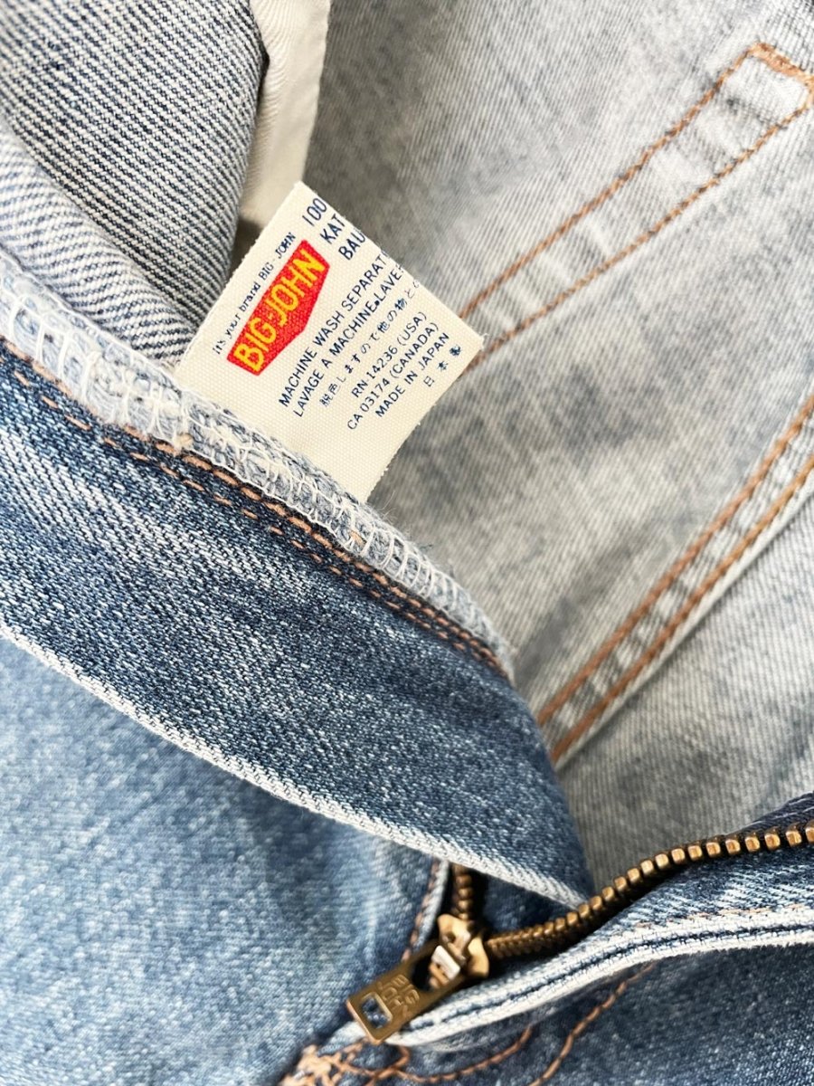 vintage 90s big john cut - off denim shorts | japanese - good market thrift store