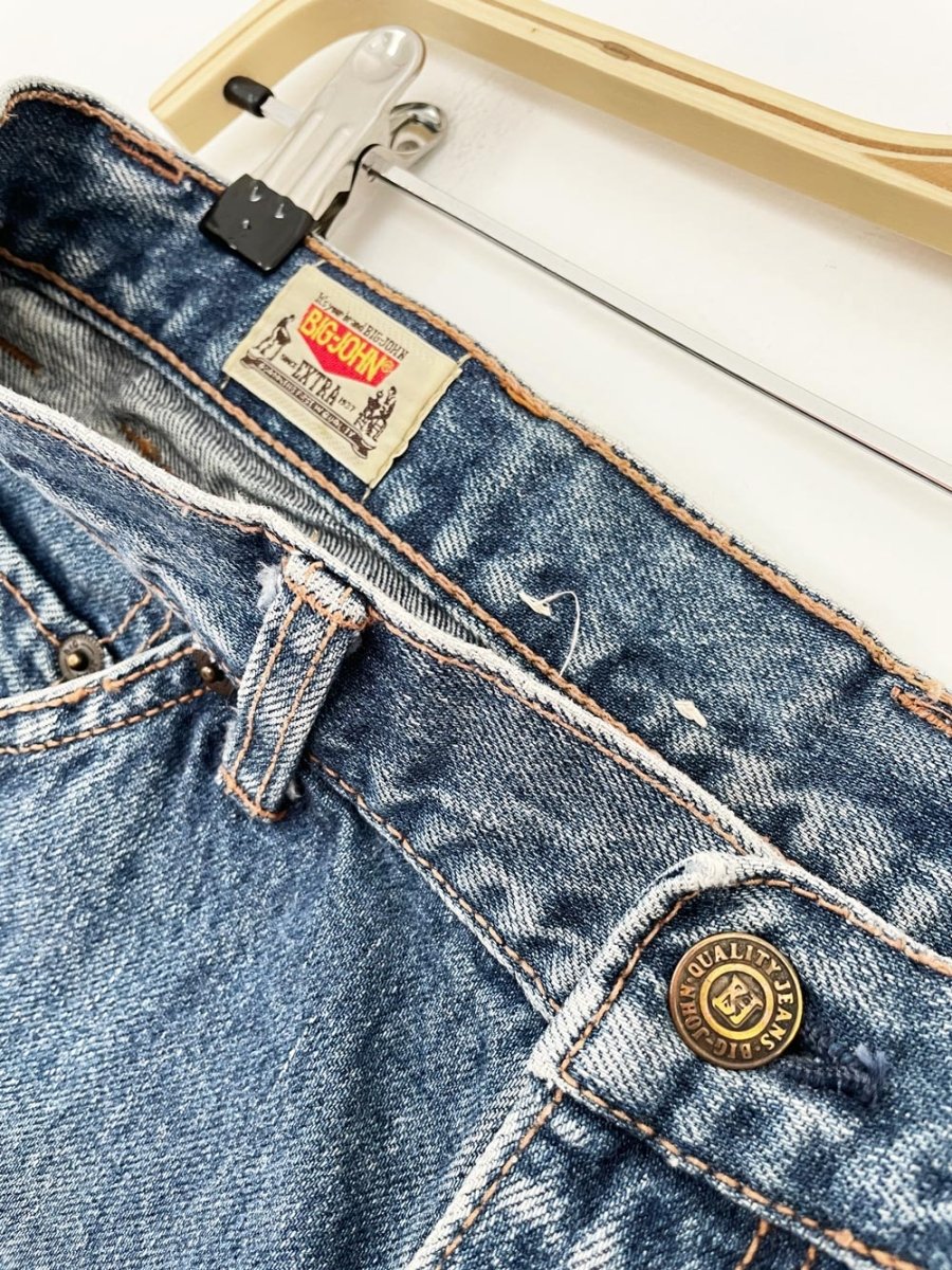 vintage 90s big john cut - off denim shorts | japanese - good market thrift store