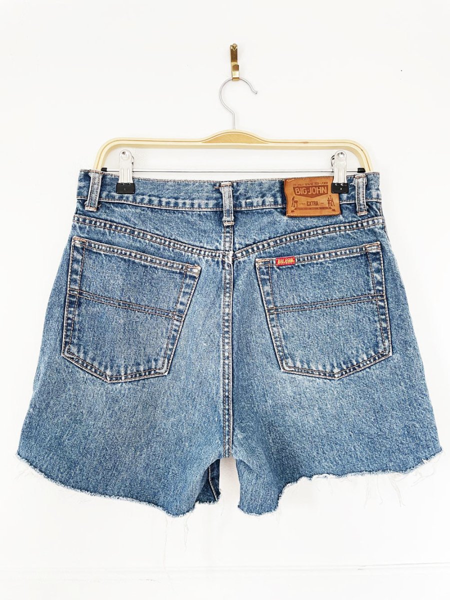 vintage 90s big john cut - off denim shorts | japanese - good market thrift store