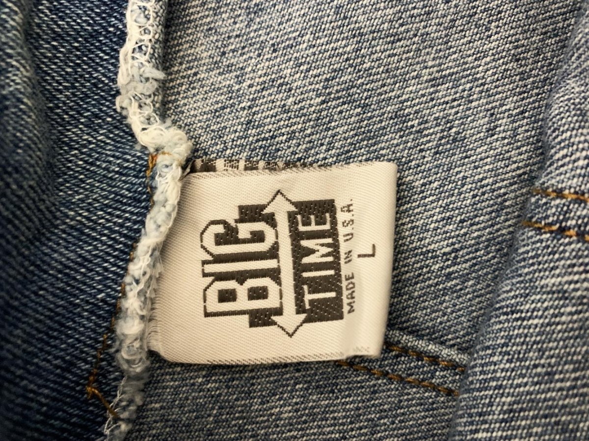 vintage 90s big time belted denim shorts | made in USA - good market thrift store