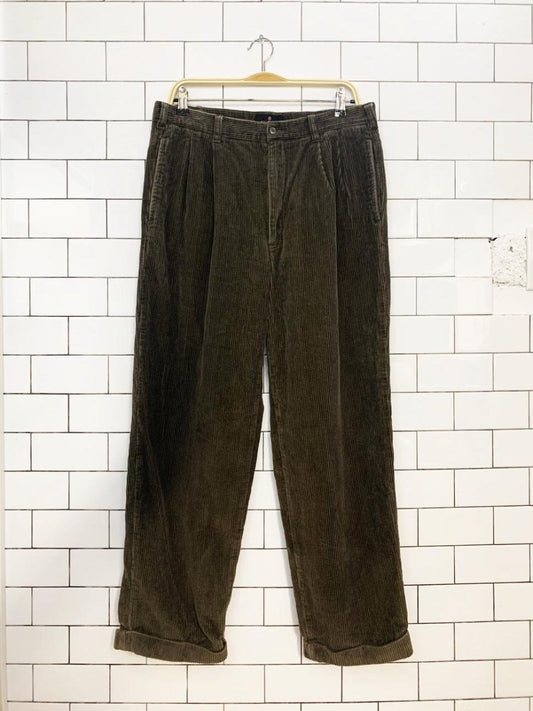 vintage 90s bill blass chunky cord trousers - good market thrift store