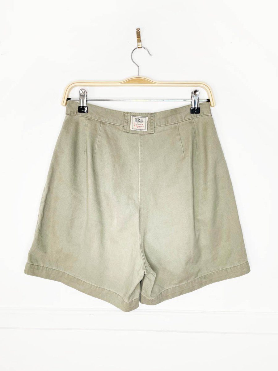 vintage 90s bill blass high rise khaki granola short - good market thrift store