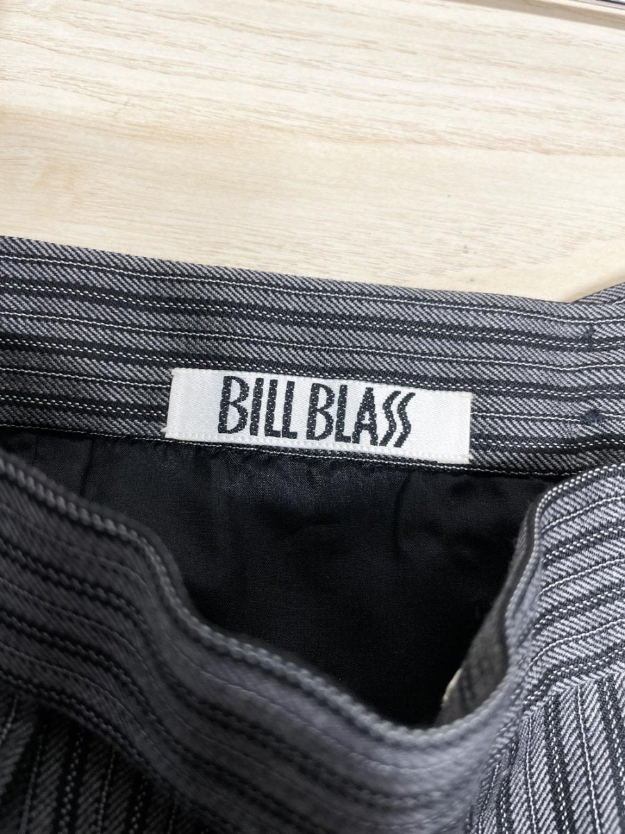 vintage 90s bill blass wool high rise pleated trouser shorts - good market thrift store