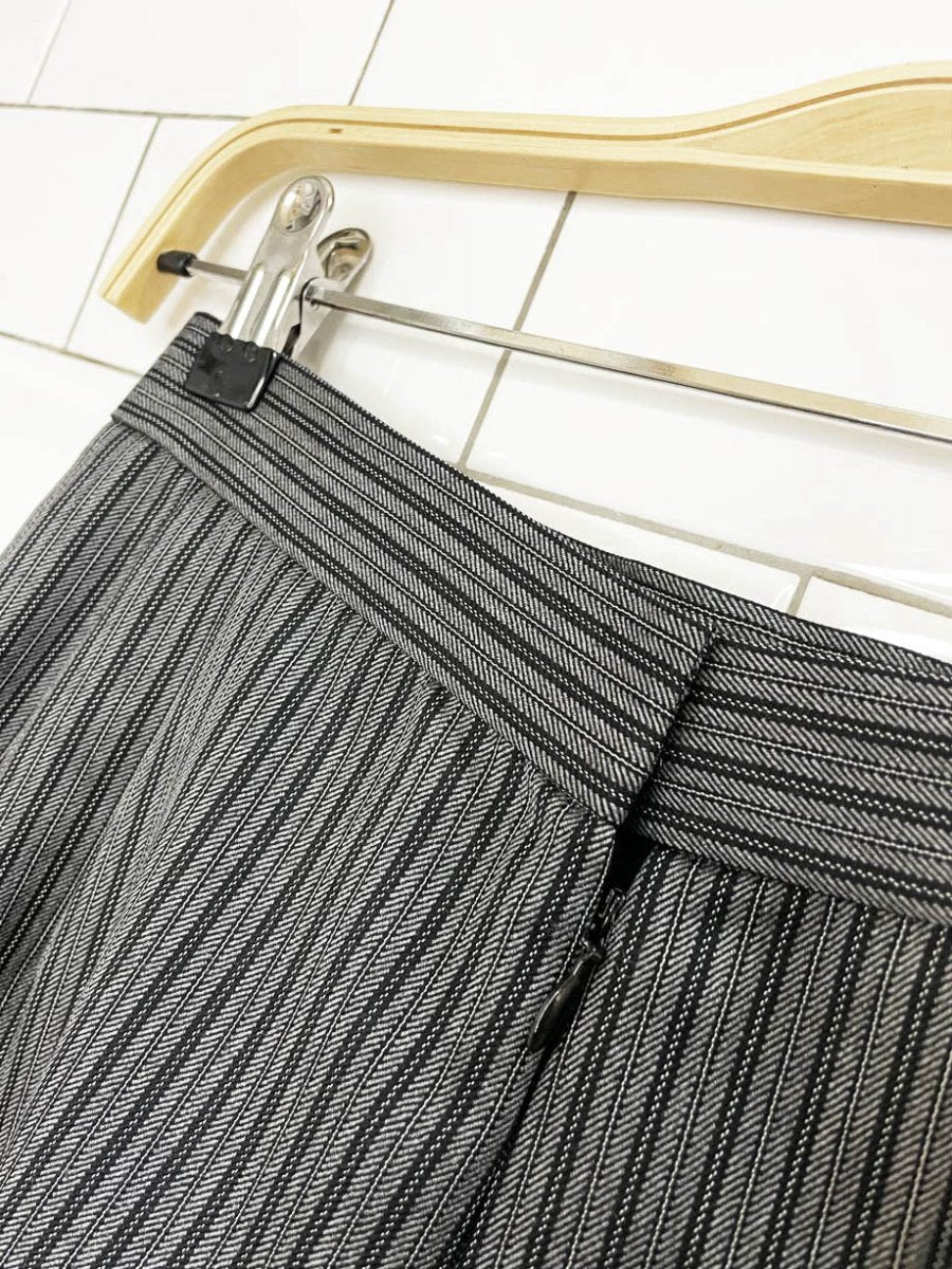 vintage 90s bill blass wool high rise pleated trouser shorts - good market thrift store