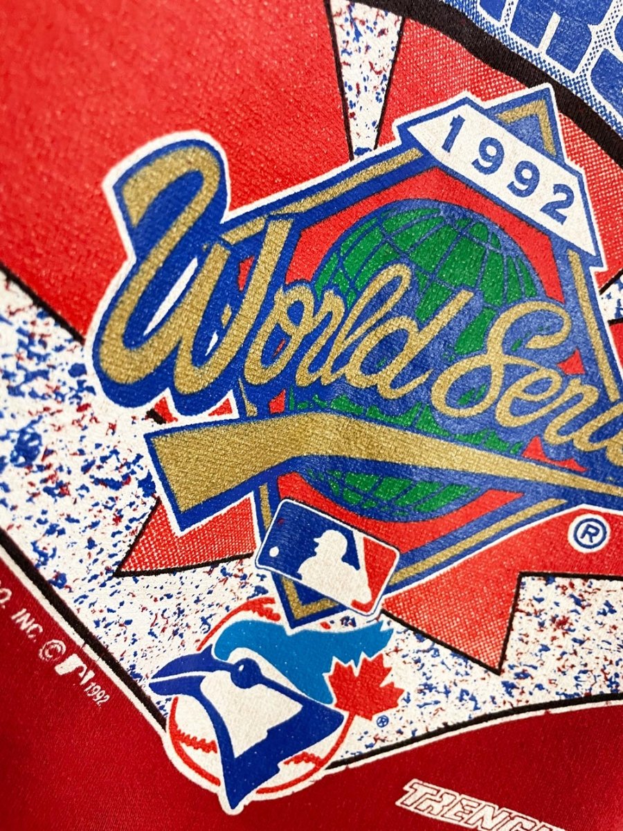 vintage 90s blue jays world series sweatshirt | tulex | made in USA - good market thrift store