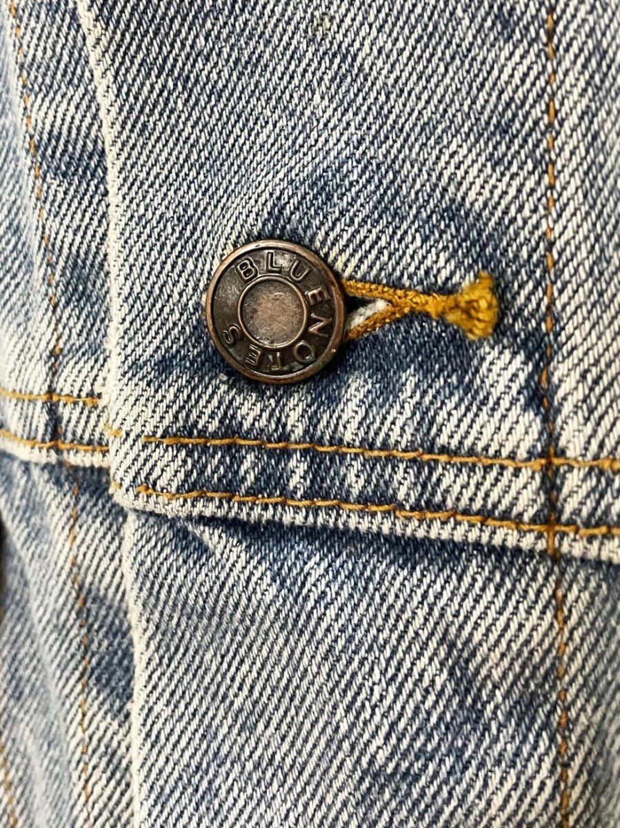 vintage 90s bluenotes jeanswear denim vest top - good market thrift store