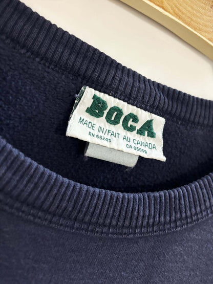 vintage 90s boca authentic '87 crewneck sweatshirt | made in Canada - good market thrift store
