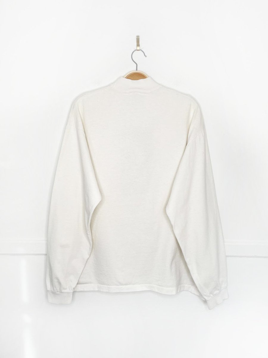 vintage 90s bristol mt skier embroidered long sleeve tee | made in USA - good market thrift store