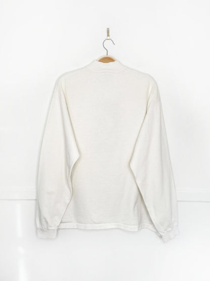 vintage 90s bristol mt skier embroidered long sleeve tee | made in USA - good market thrift store