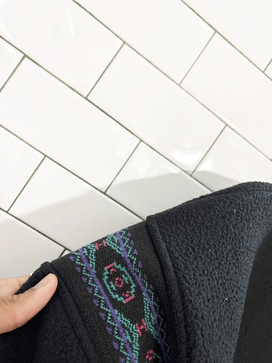 vintage 90s brooks fleece 1/2 zip ski pullover - good market thrift store