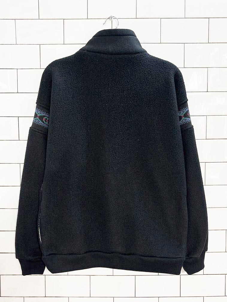 vintage 90s brooks fleece 1/2 zip ski pullover - good market thrift store