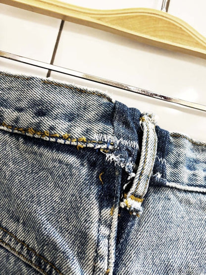 vintage 90s buffalo patch logo pocket jeans - good market thrift store