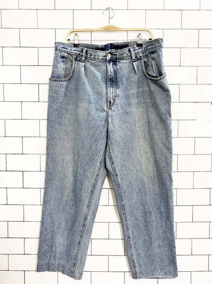 vintage 90s buffalo patch logo pocket jeans - good market thrift store