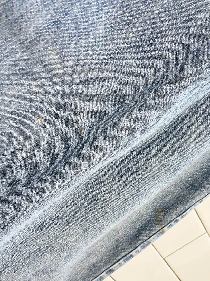 vintage 90s calvin klein denim buckle wrap mini skirt - good market thrift store