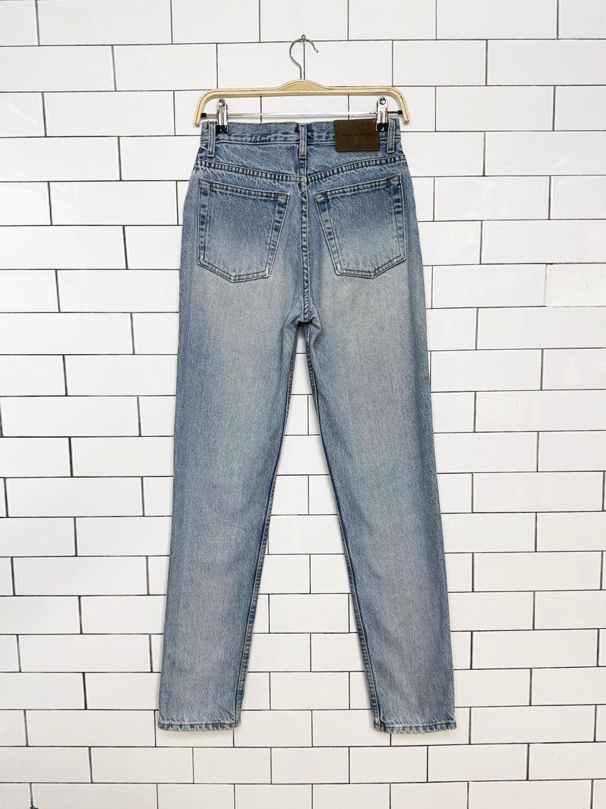 vintage 90s calvin klein jeans high rise straight leg jeans | made in Canada - good market thrift store