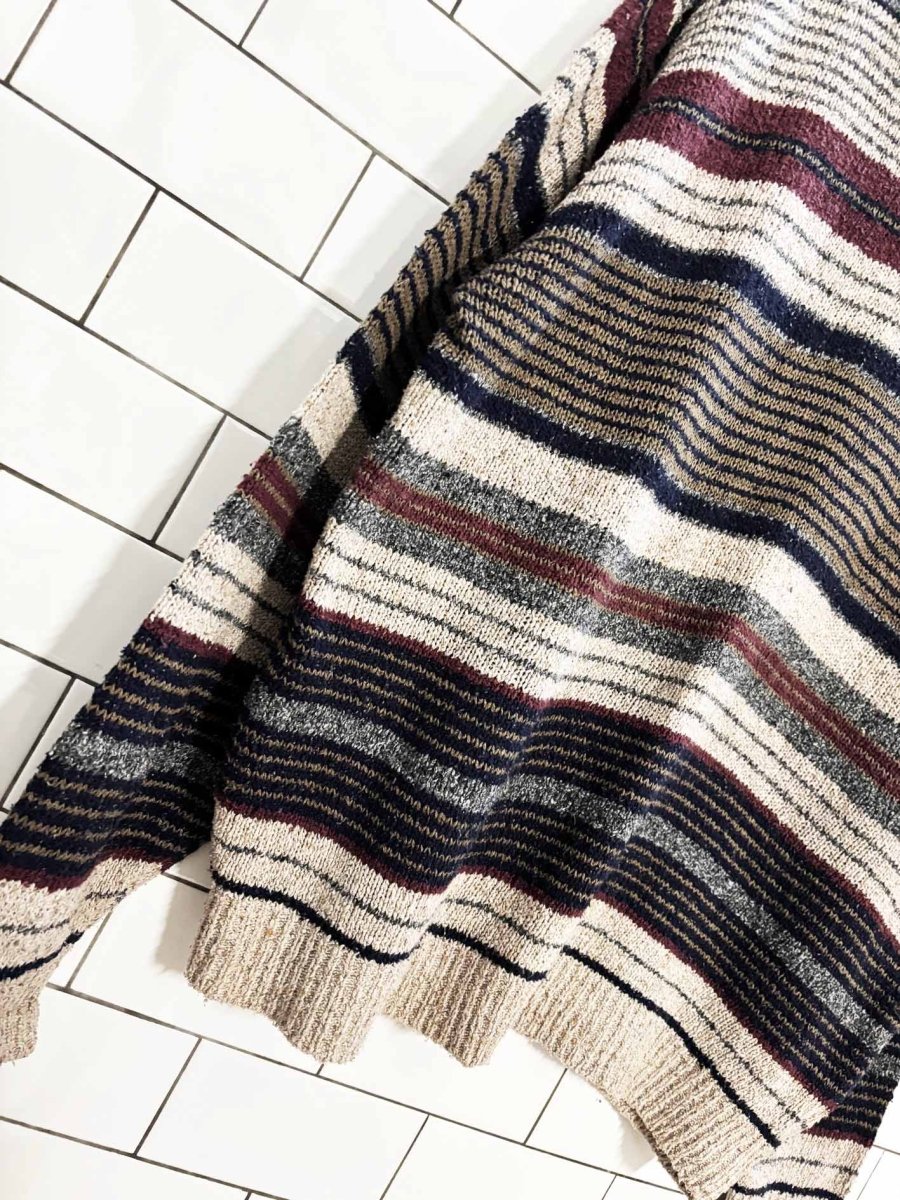 vintage 90s chaps ralph lauren silk - blend knit sweater | hand framed - good market thrift store