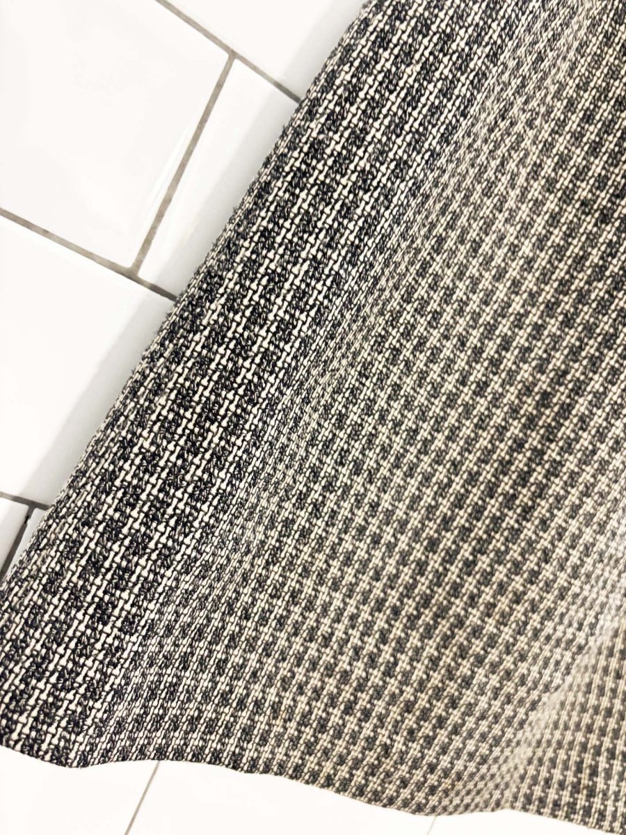 vintage 90s chenille tweed mini skirt - good market thrift store