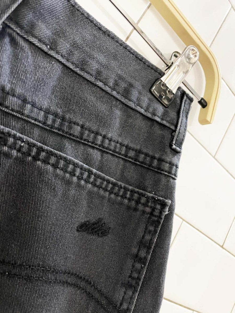 vintage 90s chic high rise long denim shorts | made in USA - good market thrift store