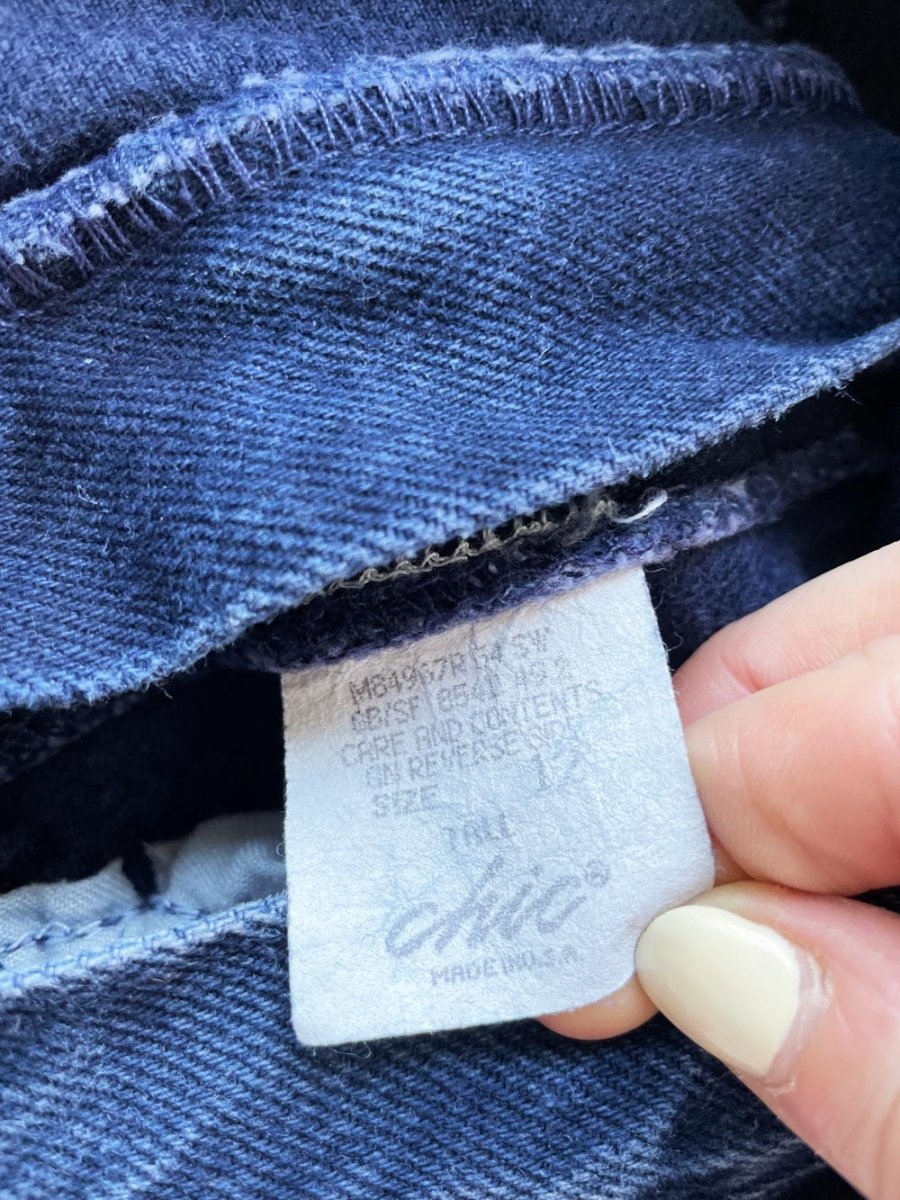 vintage 90s chic high rise mom jeans | made in usa - good market thrift store