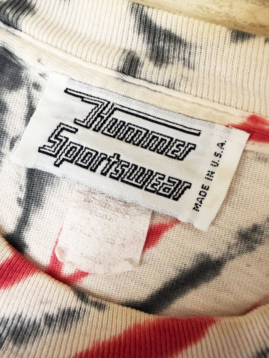 vintage 90s chicago bulls tie dye tee | made in USA | hummer sportswear - good market thrift store