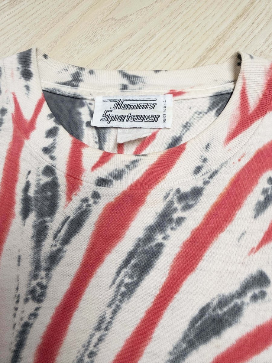 vintage 90s chicago bulls tie dye tee | made in USA | hummer sportswear - good market thrift store